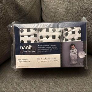 Nanit Breathing Wear Swaddle 3 Pack - Size Large